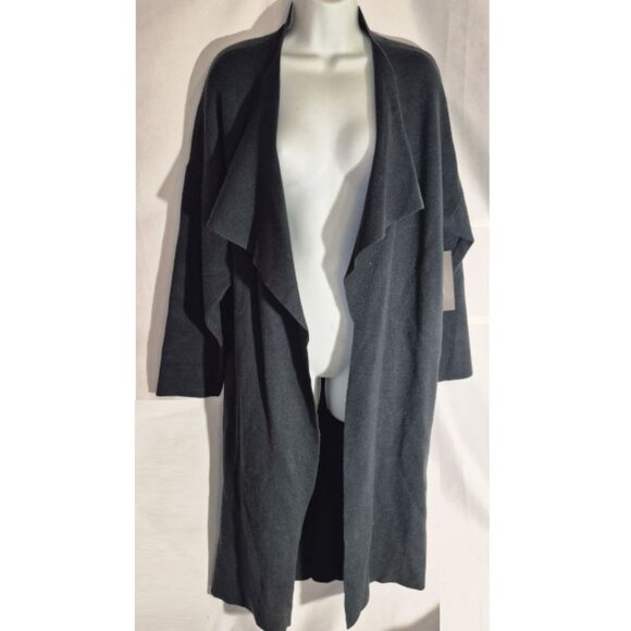 Promesa lovely long Cardigan sweater, 40" long, Dark Bluish Grey, Large. NWT - Picture 15 of 16